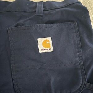 Carhartt Dark Blue Work Pants